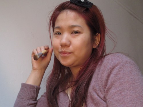 This is me without makeup.  Not too shabby I hope!