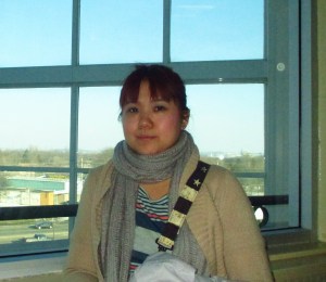 I hate this photo.  Look at my chubby face! Taken during travel and my period.  That's water retention, not weight gain...
