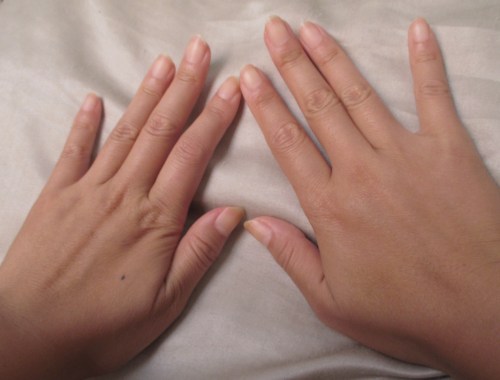 Hello bare clean nails! If you have healthy well-shaped nails, you really can skip polish and rock those! But adding colour never hurts!