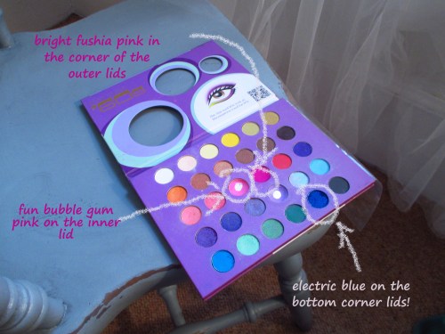 Three colours is all it takes to do an interesting rainbow effect on your eyes!!