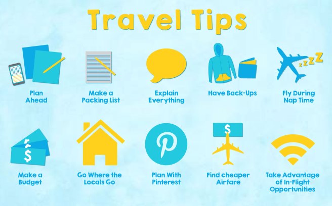 We always get these kinds of travel tips.  But the actual useful ones?  Read on! (image from