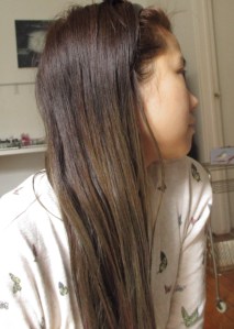 After the lemon juice to try and fix the green. I still had a lot of ash to my mid section, and if anything, the lemon juice just lighted everywhere. Still tri-coloured! Yikes.